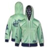 Custom Womens Sports Zipped Hoodie