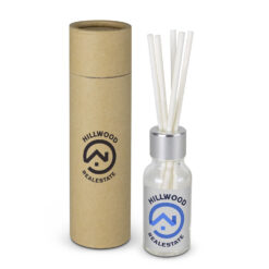 custom label on air freshener bottle and gift box