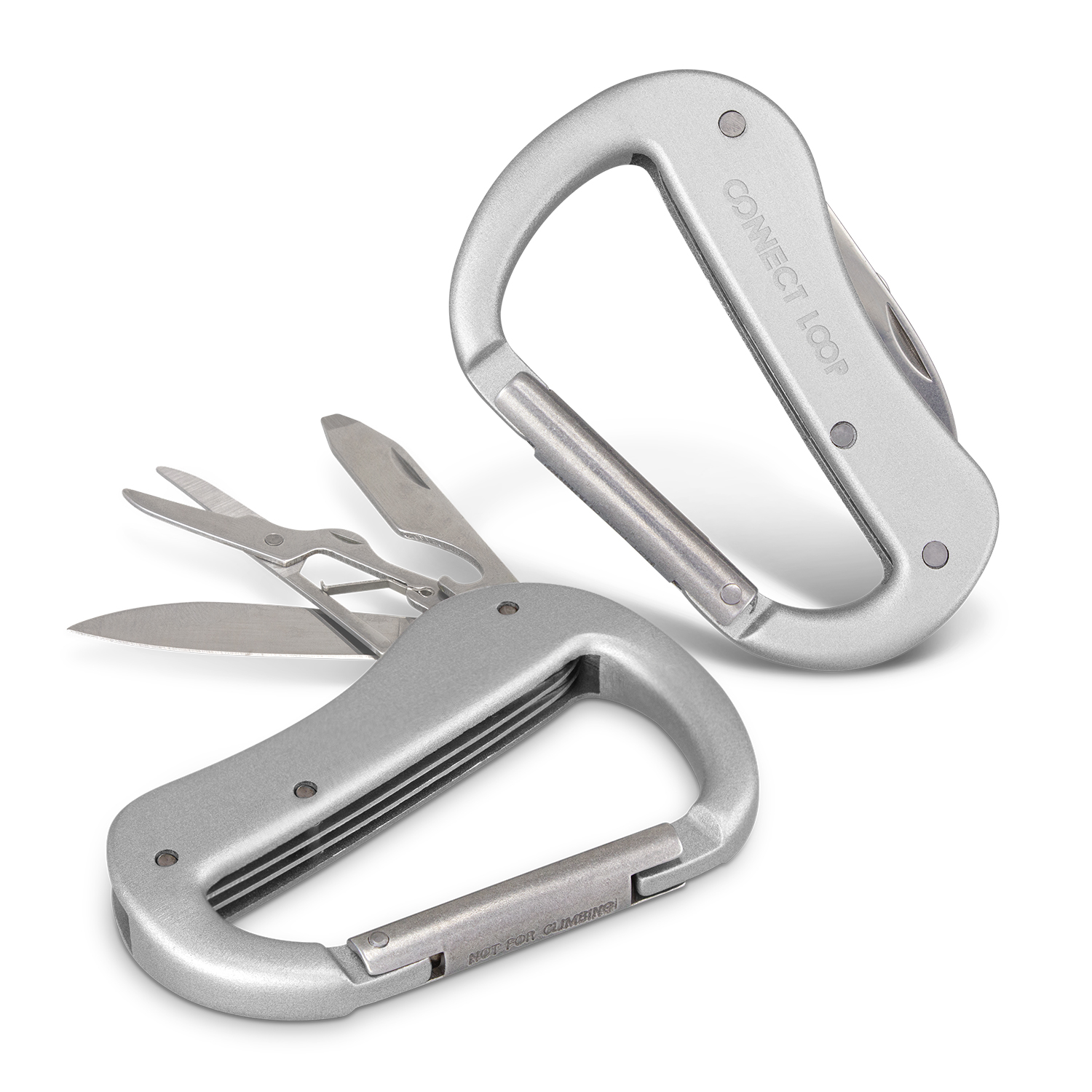 custom branded carabiner with Tools Stainless Steel Handle Aluminium Alloy Publicity Promotional Products Supplier