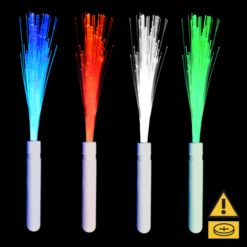 Lumen Light Bulb Fibre Optic Flashing Wand