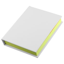 white book style sticky note and flags set no logo Publicity Promotional Products