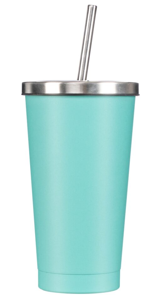 Mint Green reusable cup straw