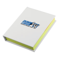 white book style sticky note and flags set with logo Publicity Promotional Products