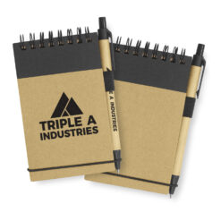 customised cheap pocket size jotter pads with pen by Publicity Promotional Products