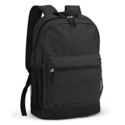 Black heather Customisable 108063 - Traverse Backpack Publicity Promotional Products