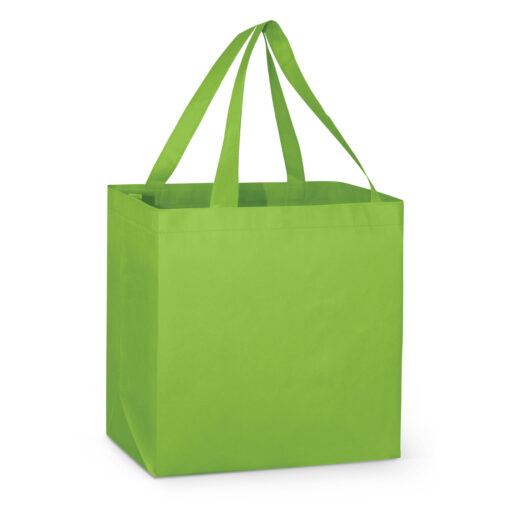 Bright Green City Shopper Tote Bag Supplier Publicity Promotional Products