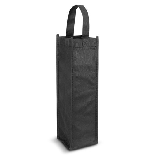 Black blank stock Single wine bag supplier Publicity Promotional Products