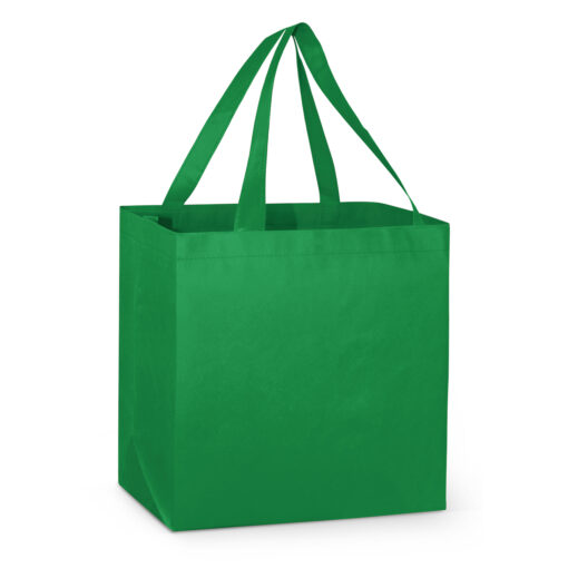 Kelly Green City Shopper Tote Bag Supplier Publicity Promotional Products
