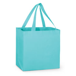Light Blue City Shopper Tote Bag Supplier Publicity Promotional Products