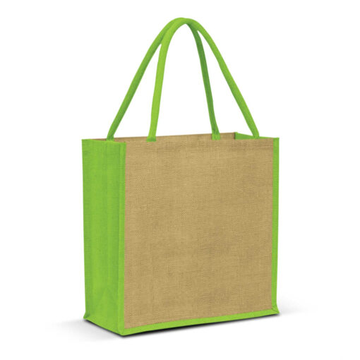 bright green Jute Publicity Promotional Products supplier