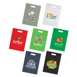 Die cut handle promotional conference gift bags non woven materials