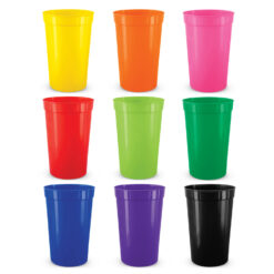 Promotional and event stadium cups with custom logo all colours Publicity Promotional Products