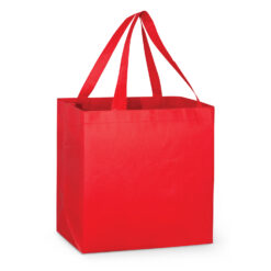 Red City Shopper Tote Bag Supplier Publicity Promotional Products