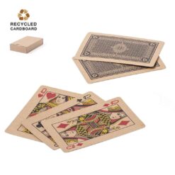 Natural Kraft French playing card set custom logo Publicity Promotional Products