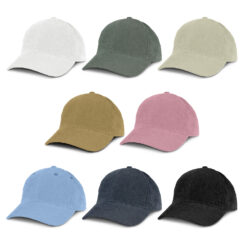 Corduroy fabric hats with custom branded logo