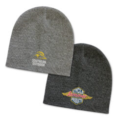 Warm close-fitting beanie made using heather-style acrylic yarn Publicity Promotional Products