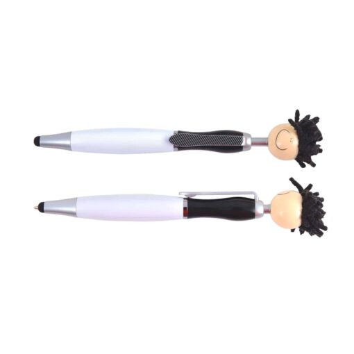 Black Mop Toppers Pen Custom Printed By Publicity Promotional Products