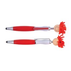 Red Mop Toppers Pen Custom Printed By Publicity Promotional Products