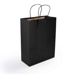 Black Promotional Express Paper Bag Medium LL548