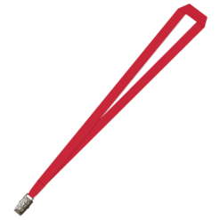 10mm wide red lanyard