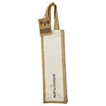 Jute Single Wine Bag