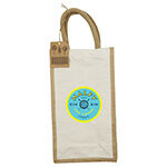 Jute Double Wine Bag