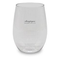 Customisable 470ml (16oz) PET Plastic red wine glasses