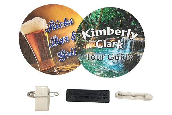 Thick Circle 75mm Matt Staff Badge