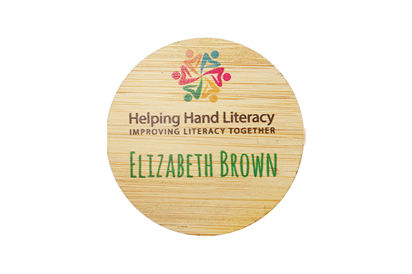 Bamboo Eco Tag Circle 50mm D