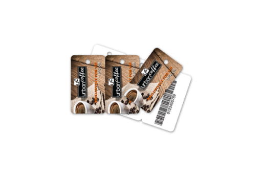 Plastic Key Tag Small Full Colour Indent