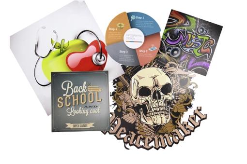 Gloss Paper Sticker (75 x 75 mm)