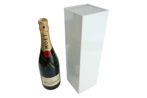 Wine Box with Magnet Closure Gloss White