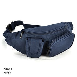 Customisable Navy Promotional Johnson Waist Bag