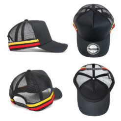 A-Frame Striped Trucker Cap