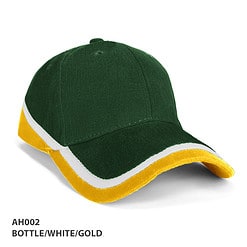 Bottle_White_Gold Mountain Cap Publicity Promotional Products