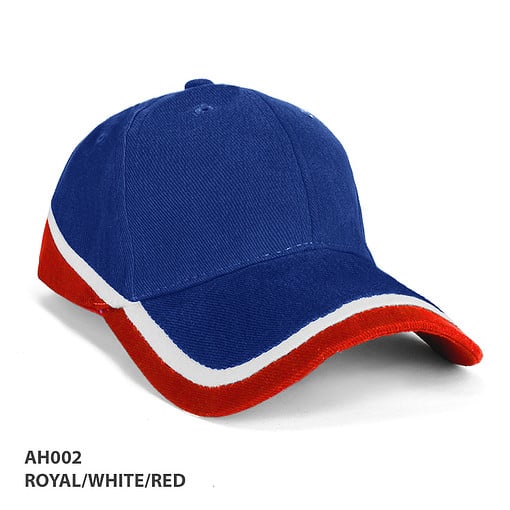 Royal_White_Red Mountain Cap Publicity Promotional Products