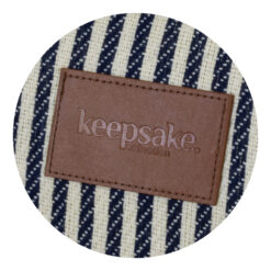 Debossed label Keepsake Picnic Blanket with custom logo