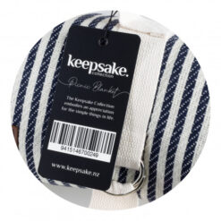 Label Keepsake Picnic Blanket with custom logo