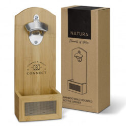 NATURA Bamboo Wall Mounted Bottle Opener | Publicity Promotional Products