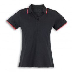 Black/Red TRENDSWEAR Williams Womens Polo | Publicity Promotional Products