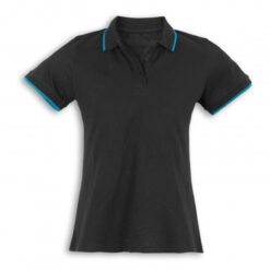 Black/Cyan TRENDSWEAR Williams Womens Polo | Publicity Promotional Products