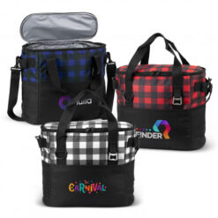 Retreat Cooler Bag | Tartan Pattern Cooler Bags | Publicity Promotional Products