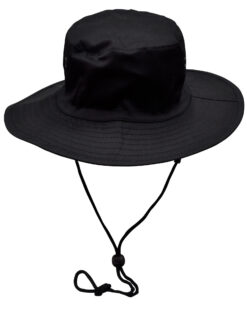 Black Surf Hat With Break-away Strap