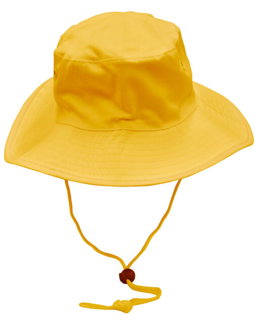 Gold Yellow Surf Hat With Break-away Strap