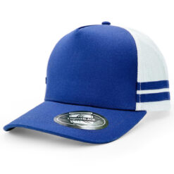 Stripped Turcker Hat Custom Branded Blue Promotional Products & Merchandise, Promotional Products Supplier Australia