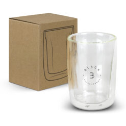 100% recycled borosilicate glass 250ml cup