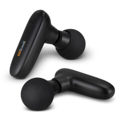 black massager rechargeable with custom logo