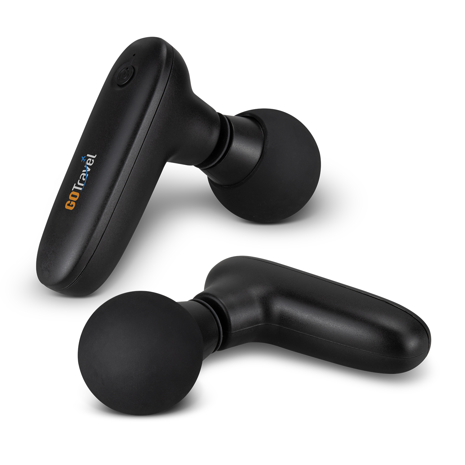 black massager rechargeable with custom logo