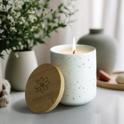 NATURA Candle with Bamboo Lid - Image 4