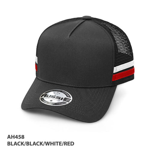 KIDS A-Frame Striped Trucker Cap - Image 6